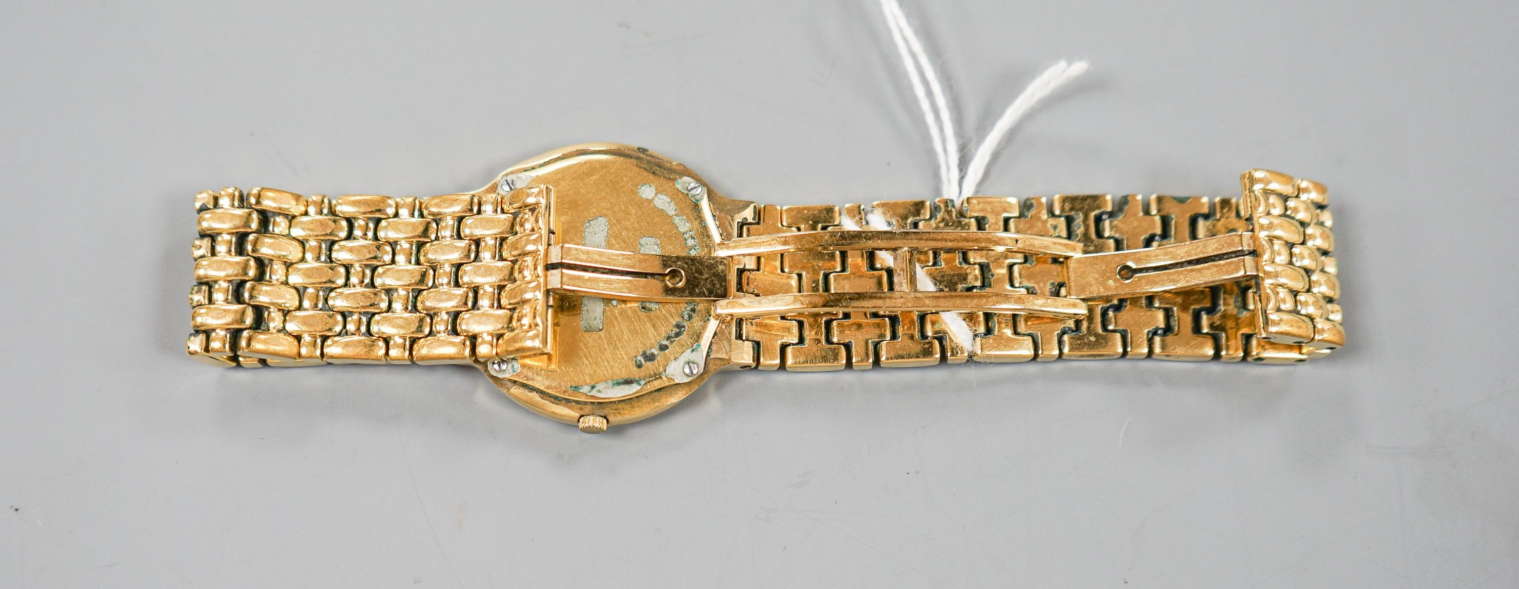 A gentleman's steel and gold plated Raymond Weil Fidelio quartz wrist watch (a.f.).